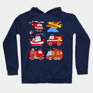 Firefighter Kids Design Hoodie